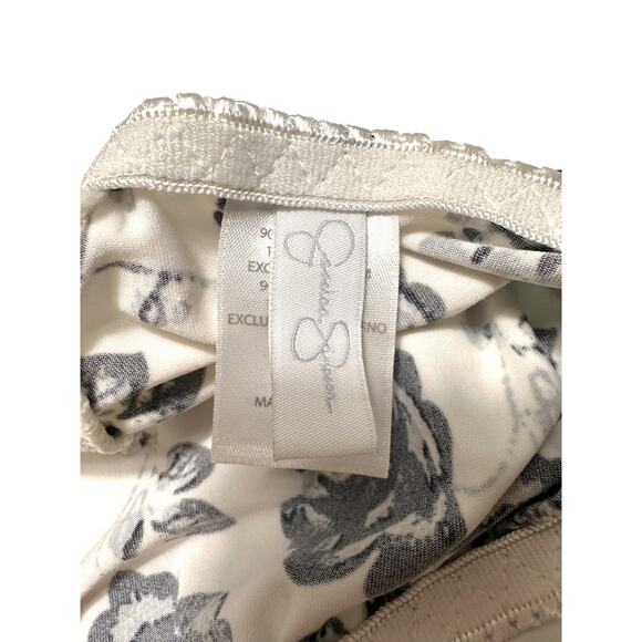 Jessica Simpson Elegant Floral Slip Dress with Lace Trim Size Medium - Picture 7 of 9